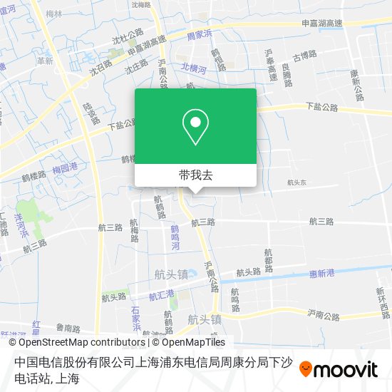 中国电信股份有限公司上海浦东电信局周康分局下沙电话站地图