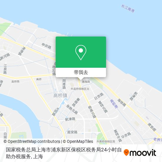 国家税务总局上海市浦东新区保税区税务局24小时自助办税服务地图