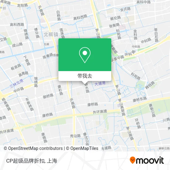 CP超级品牌折扣地图