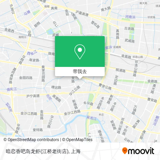 暗恋香吧岛龙虾(江桥老街店)地图