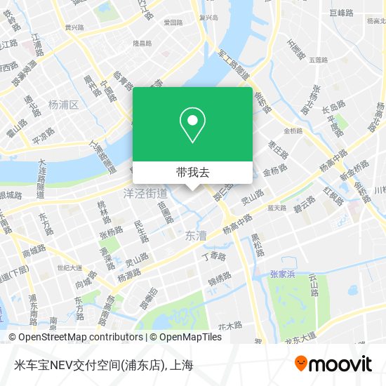 米车宝NEV交付空间(浦东店)地图