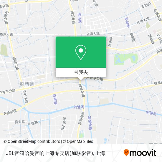 JBL音箱哈曼音响上海专卖店(加联影音)地图