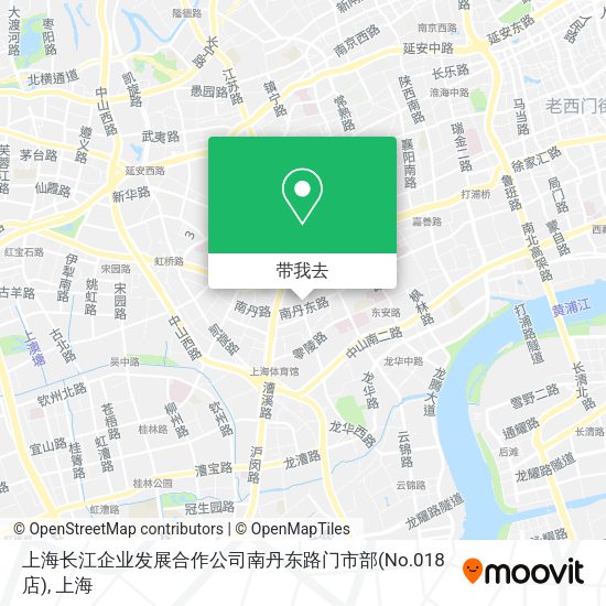 上海长江企业发展合作公司南丹东路门市部(No.018店)地图