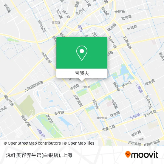 泺纤美容养生馆(白银店)地图