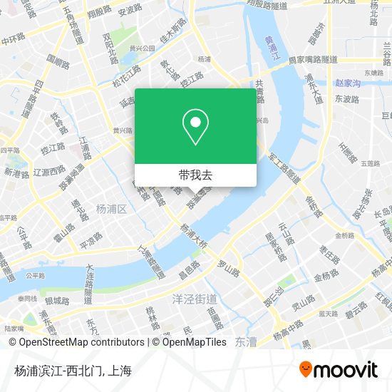 杨浦滨江-西北门地图