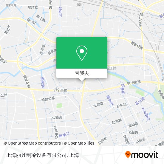 上海丽凡制冷设备有限公司地图