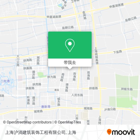 上海沪淌建筑装饰工程有限公司地图