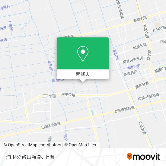 浦卫公路吕桥路地图