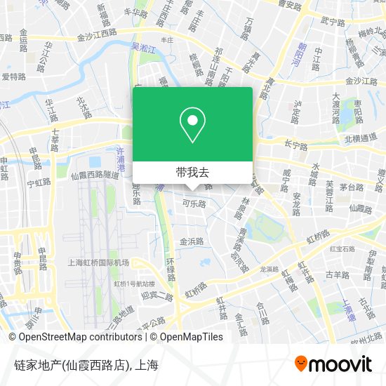 链家地产(仙霞西路店)地图