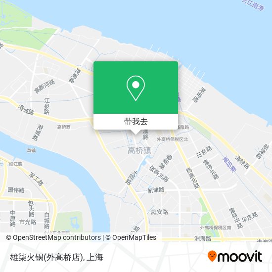 雄柒火锅(外高桥店)地图