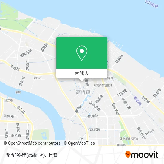坚华琴行(高桥店)地图