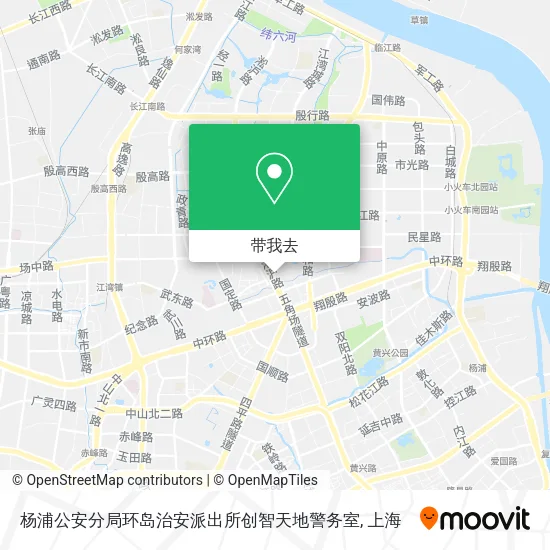 杨浦公安分局环岛治安派出所创智天地警务室地图