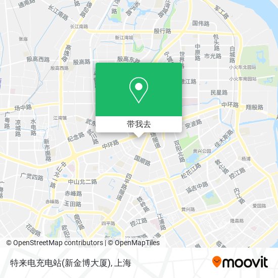 特来电充电站(新金博大厦)地图