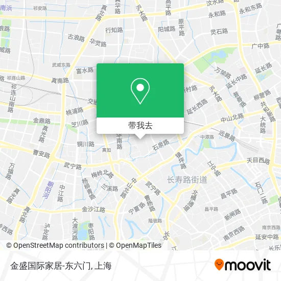金盛国际家居-东六门地图