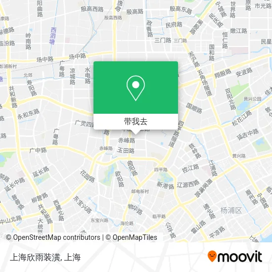 上海欣雨装潢地图