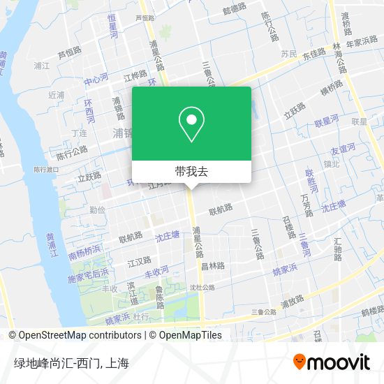绿地峰尚汇-西门地图