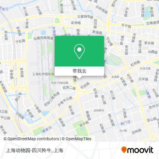 上海动物园-四川羚牛地图