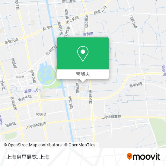 上海启星展览地图