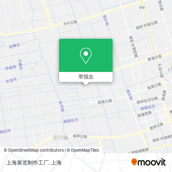 上海展览制作工厂地图