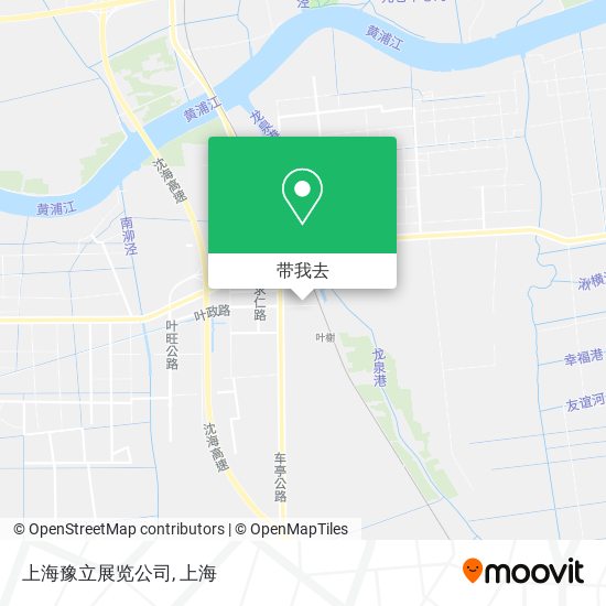 上海豫立展览公司地图