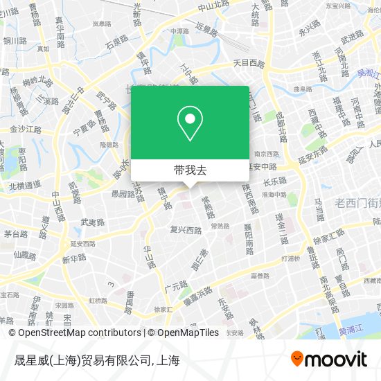 晟星威(上海)贸易有限公司地图
