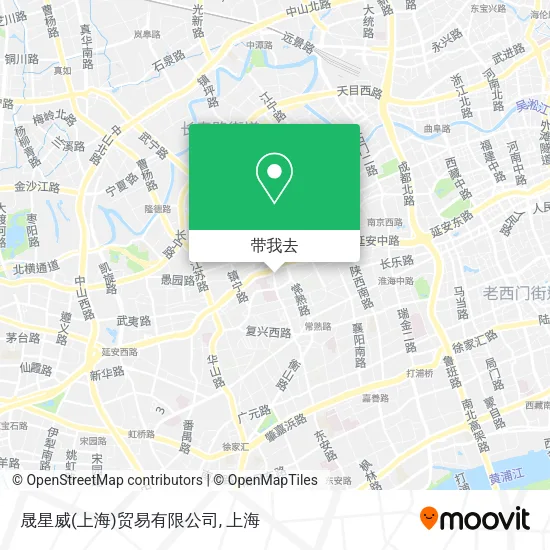 晟星威(上海)贸易有限公司地图