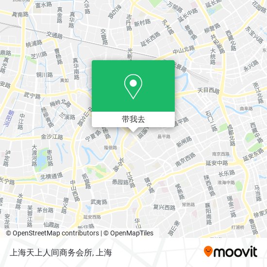 上海天上人间商务会所地图