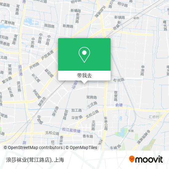 浪莎袜业(茸江路店)地图