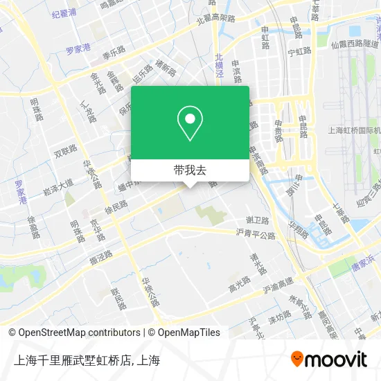 上海千里雁武墅虹桥店地图