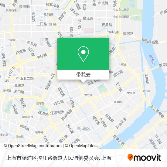 上海市杨浦区控江路街道人民调解委员会地图