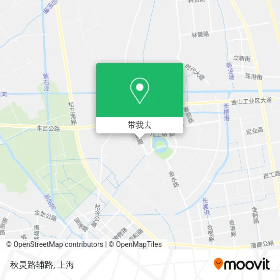 秋灵路辅路地图