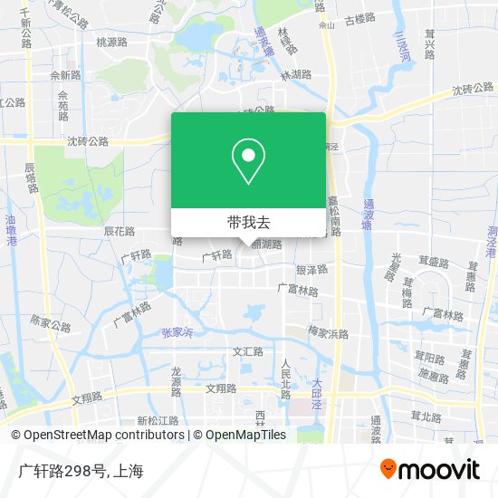 广轩路298号地图