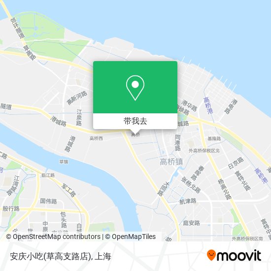 安庆小吃(草高支路店)地图
