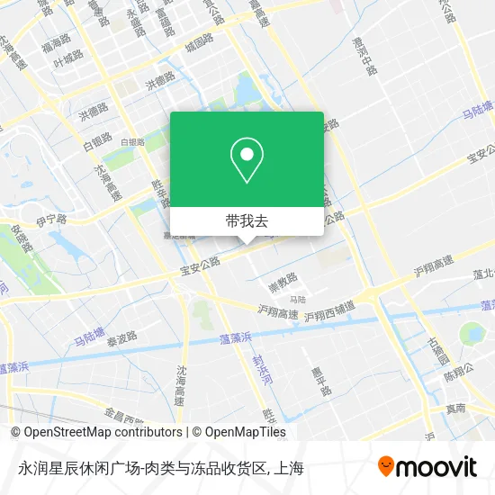 永润星辰休闲广场-肉类与冻品收货区地图