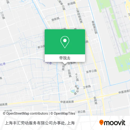 上海丰汇劳动服务有限公司办事处地图