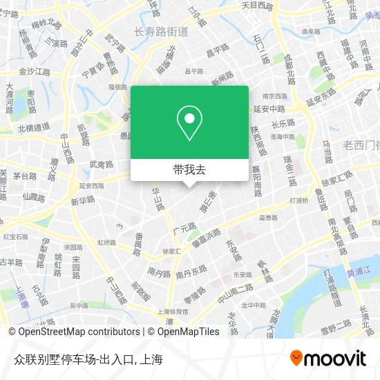 众联别墅停车场-出入口地图