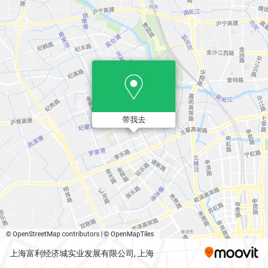 上海富利经济城实业发展有限公司地图