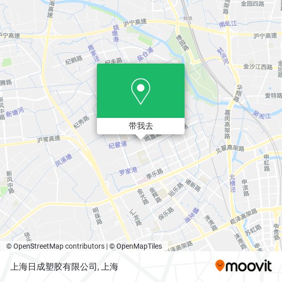 上海日成塑胶有限公司地图