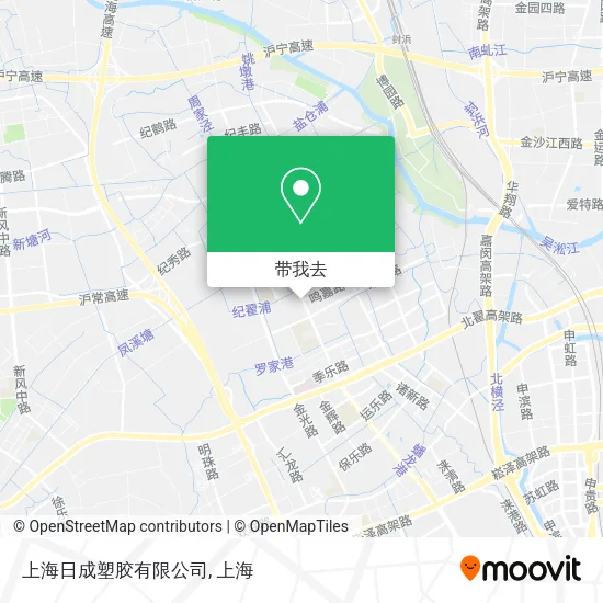 上海日成塑胶有限公司地图