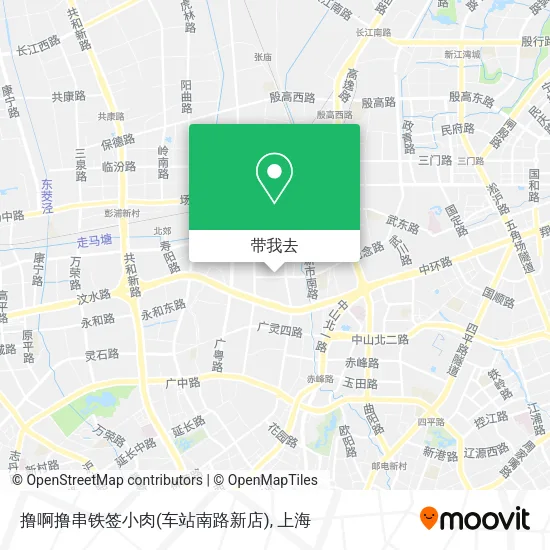 撸啊撸串铁签小肉(车站南路新店)地图
