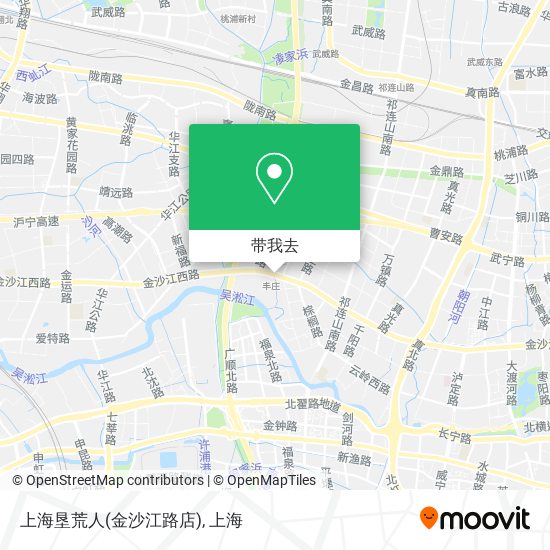 上海垦荒人(金沙江路店)地图