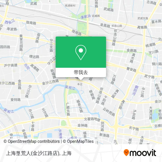 上海垦荒人(金沙江路店)地图