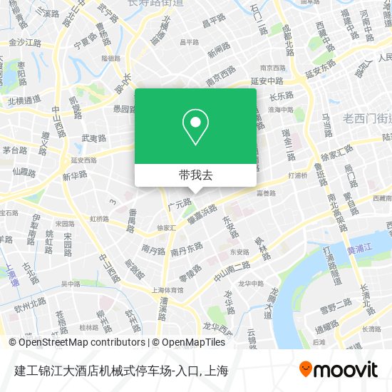 建工锦江大酒店机械式停车场-入口地图
