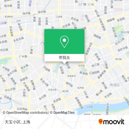 天宝小区地图