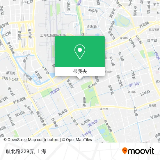 航北路229弄地图