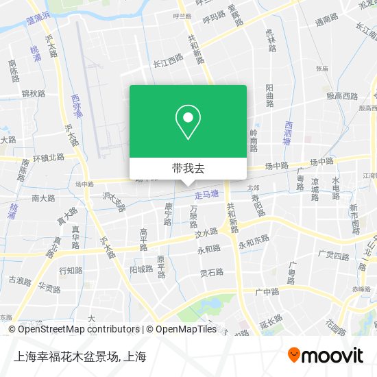 上海幸福花木盆景场地图