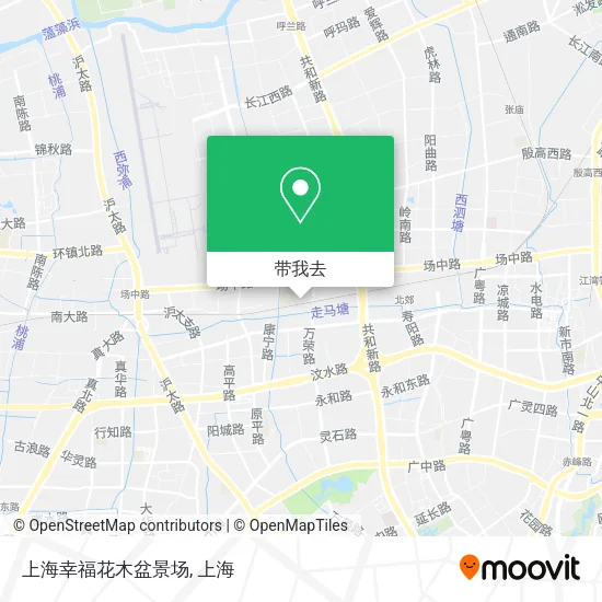 上海幸福花木盆景场地图