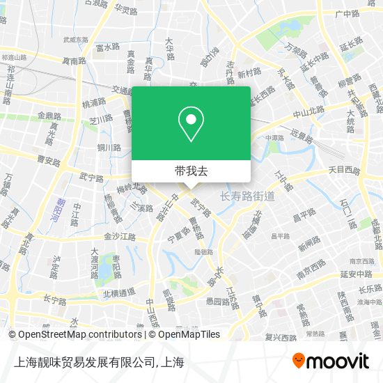 上海靓味贸易发展有限公司地图