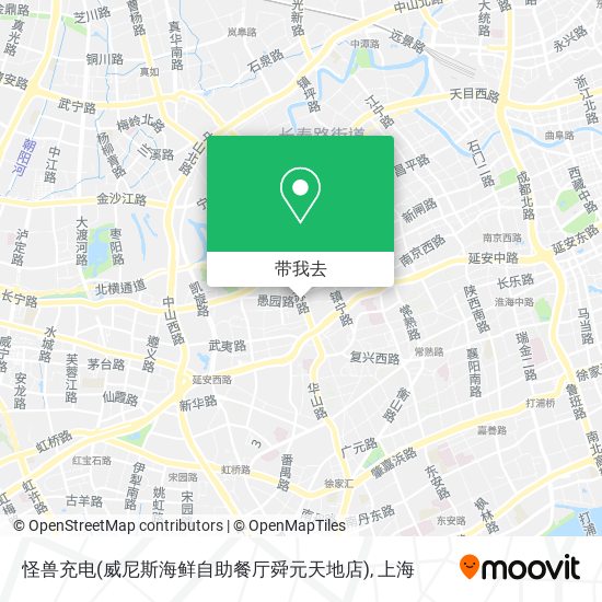 怪兽充电(威尼斯海鲜自助餐厅舜元天地店)地图