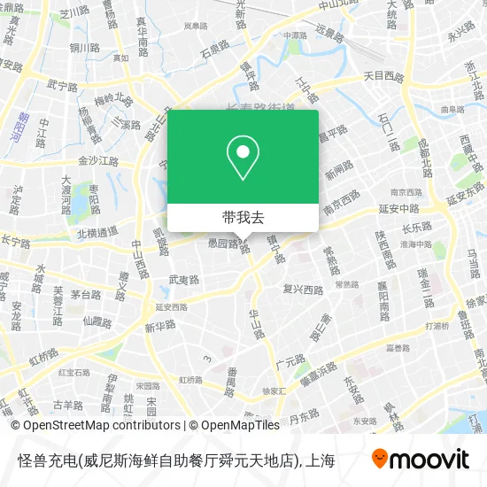 怪兽充电(威尼斯海鲜自助餐厅舜元天地店)地图